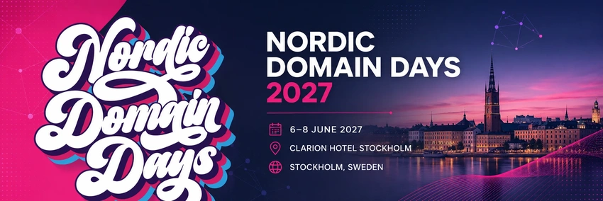 Nordic Domain Days 2027 | 6 - 8 juin 2027 | Clarion Hotel Stockholm, Suède