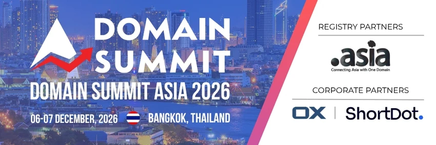 Domain Summit Asia 2026 | 6–7 décembre 2026 | Bangkok, Thaïlande