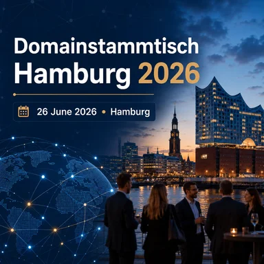Domainstammtisch Hamburg 2026 – Rencontre informelle pour les professionnels des noms de domaine