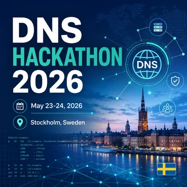 DNS Hackathon 2026 - 23-24 mai 2026, Stockholm, Suède